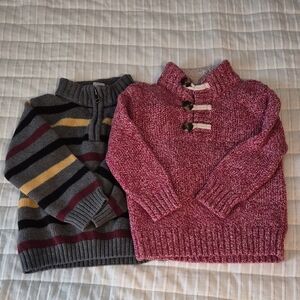 2T Boy Sweaters Cat & Jack And Gymboree, 100% Cotton
